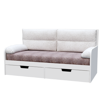 Ліжко з м'якою частиною FL-L-010